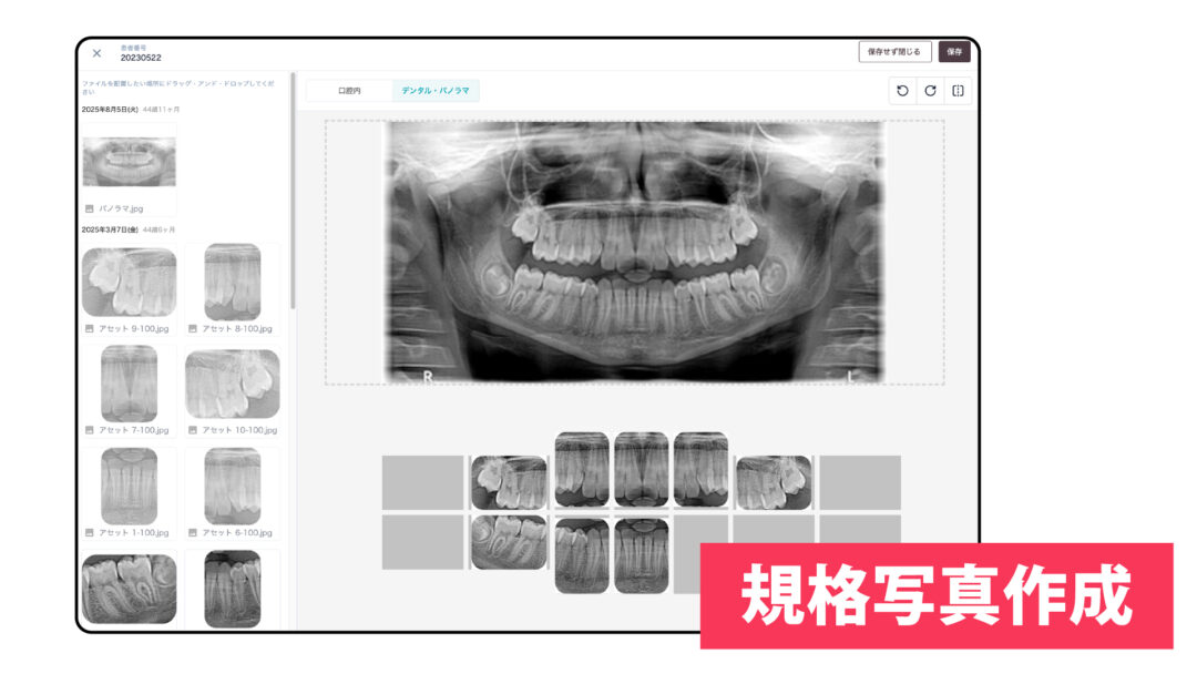 規格写真作成がより簡単に 